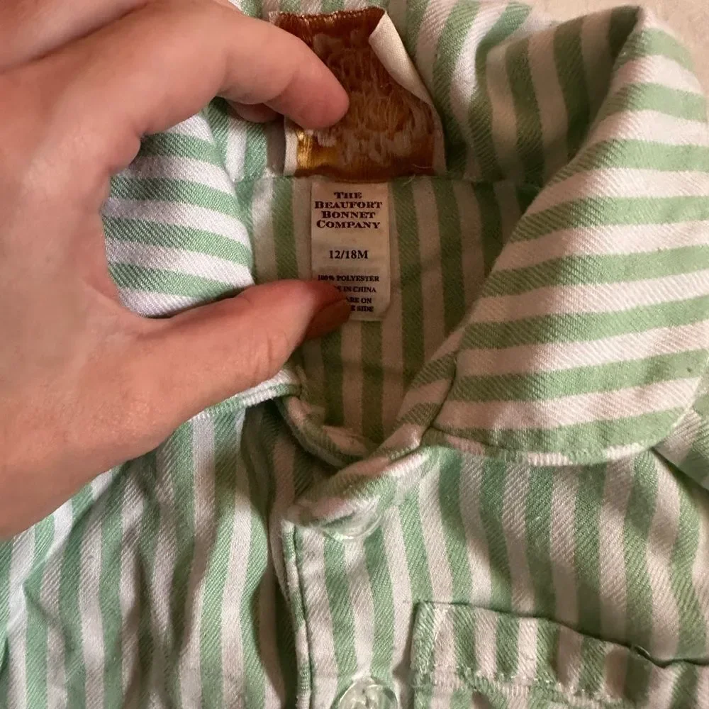 The Beaufort bonnet Company Lock's Little Man pajama Set